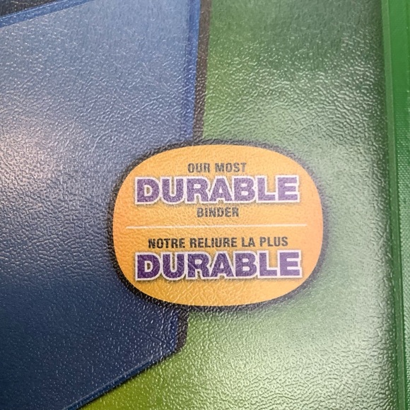 2/$30 STAPLES Black Better Binder 2” Monthly Dividers - Picture 4 of 13